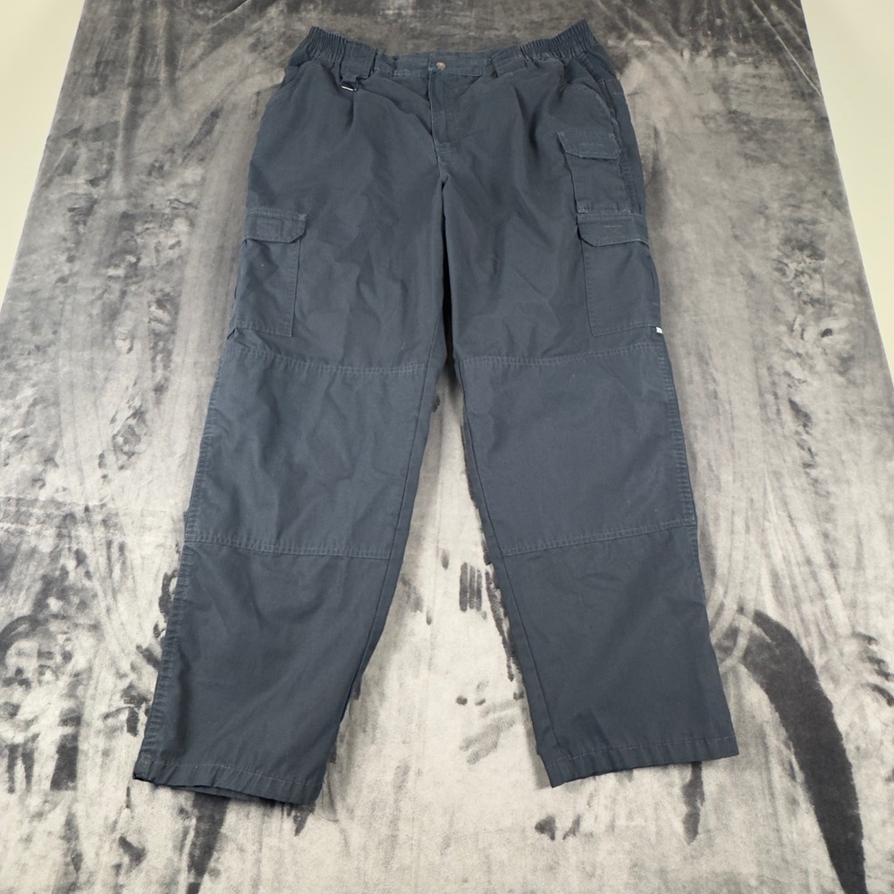 Propper Tactical Cargo Pants Mens 42/32 Blue Ripstop Work Trousers